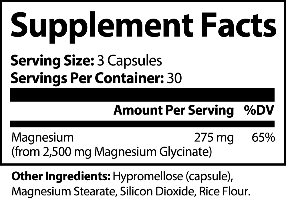 Magnesium Glycinate 2500