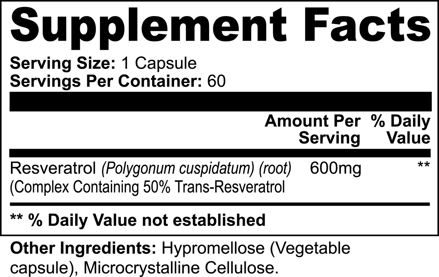 ResveraLife 50% 600mg